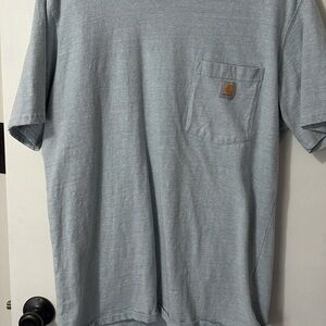 Carhartt Men's Light Blue Short Sleeve Tee